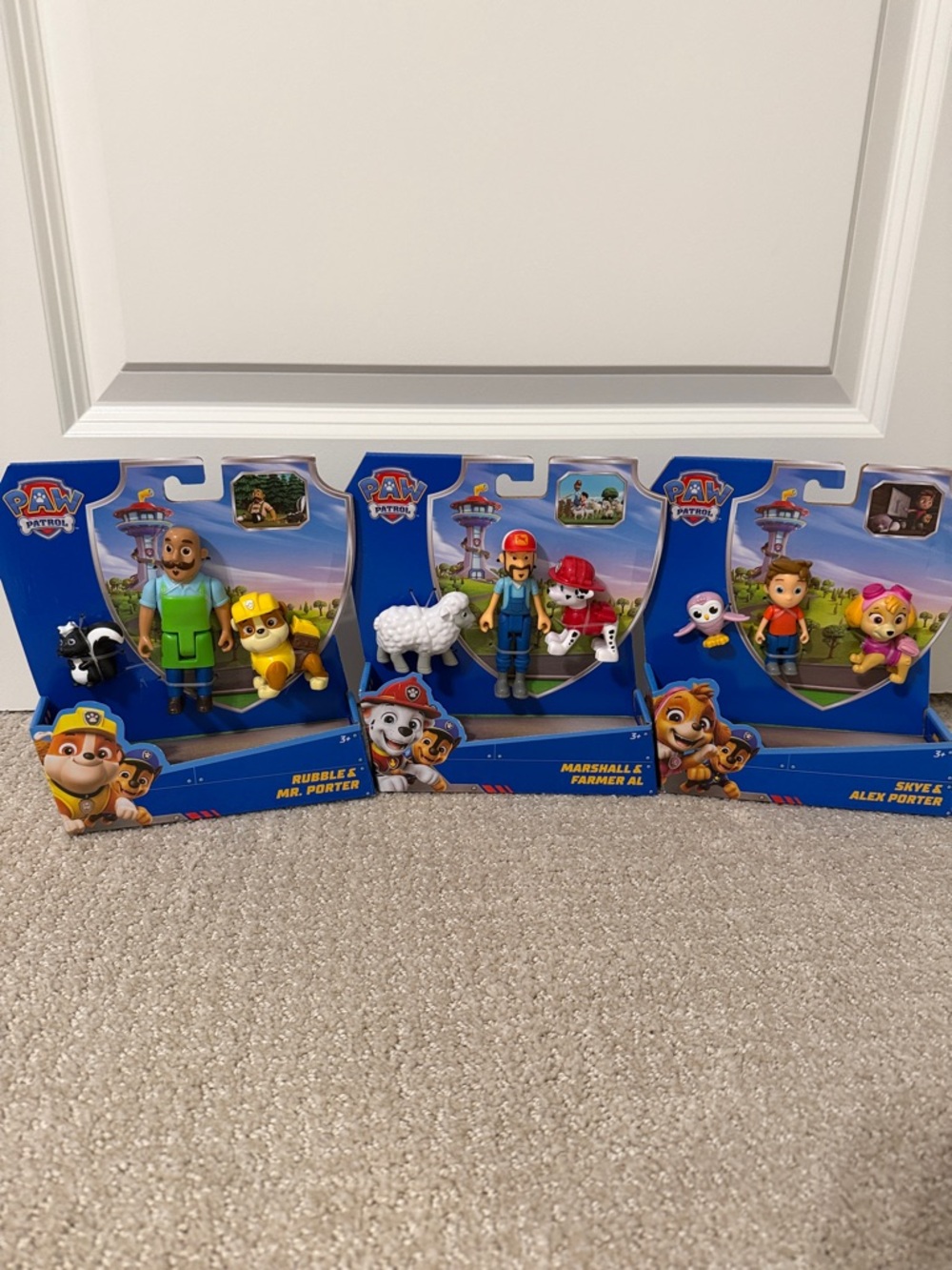 Paw Patrol Human Figures - Mr. Porter, Farmer Al, & Alex